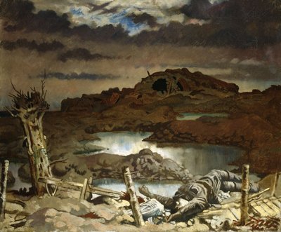 Zonnebeke door William Orpen